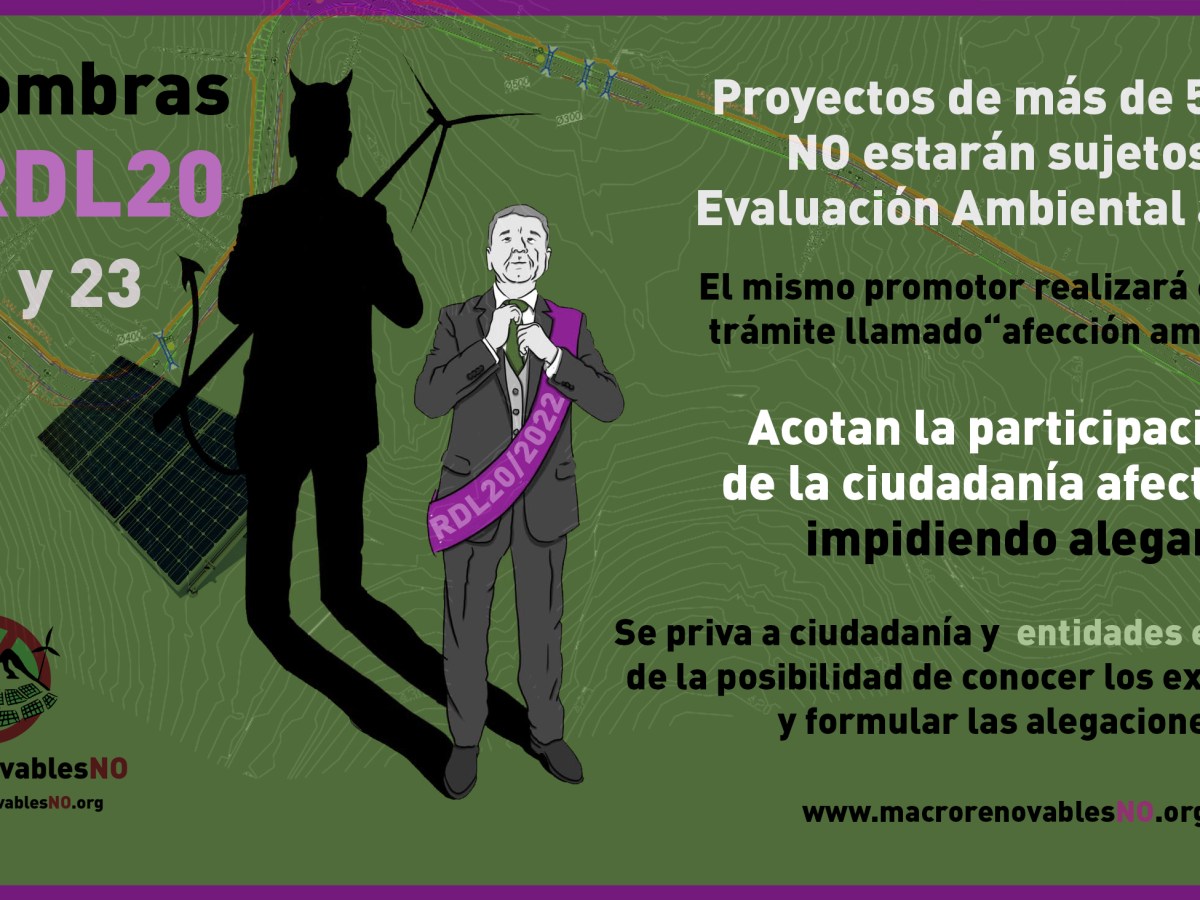 NOS OPONEMOS A LOS ART. 22 y 23 del&nbsp;RDL20/2022