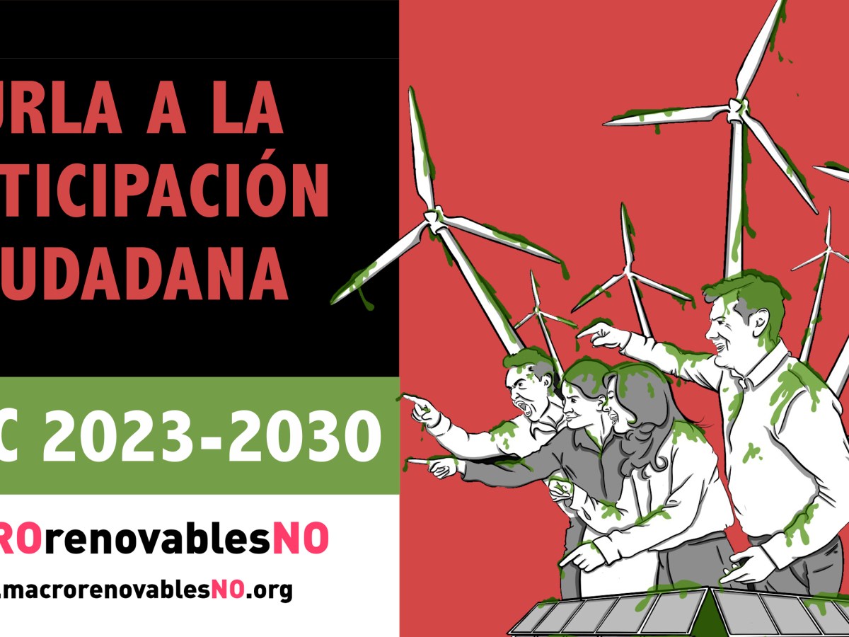 PNIEC. Burla a la participación&nbsp;ciudadana